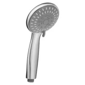 Adjustable Shower Head with High Pressure - Universal Handheld Showerhead with 5 Different Spray Modes - Powerful Chrome Replacement - for Low Water Pressure